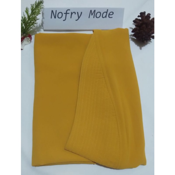 kimar kotak mini ceruty beby doll dua layar./ hijab ceruty dua layer mini beby doll prremium(beli 3 bunus ikat rambut 1)-Mustad