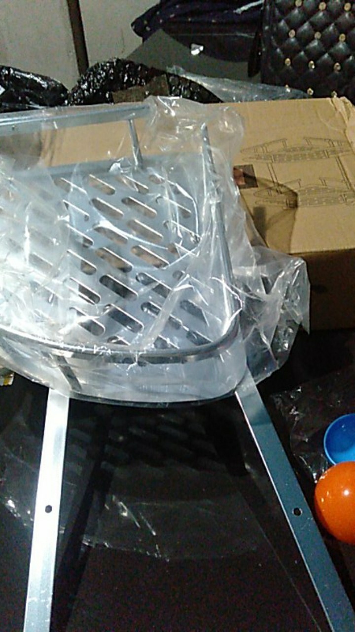 Rak Sudut Alumunium Serbaguna Kamar Mandi Toilet Wc Dan Dapur