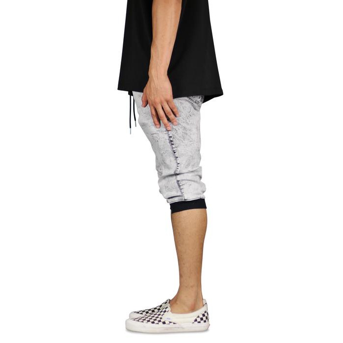 Hyperdenim Ella Cargo Short - Acid Black