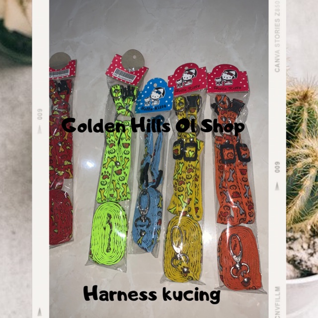 Harness kucing, kalung kucing bell kecil , kalung kucing bell besar