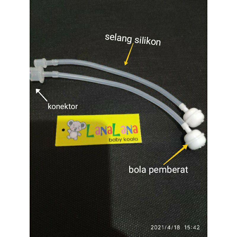 Universal weighted straw (UWS). sedotan penghubung universal. sedotan bawah