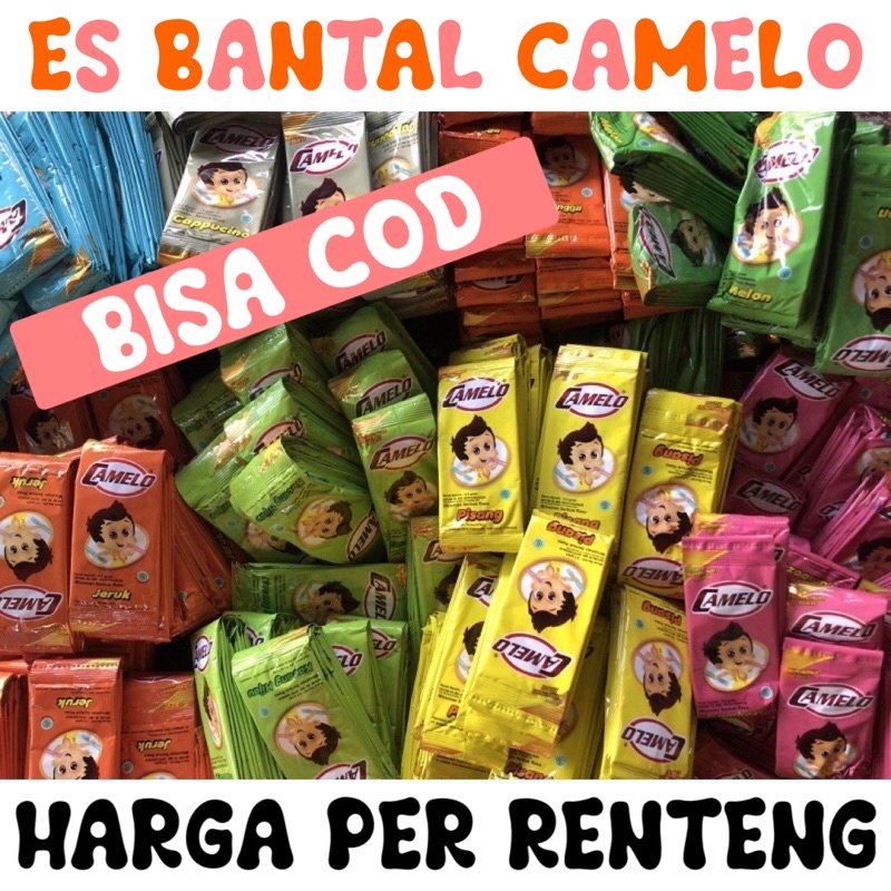 

READY ‼️ ES CAMELO - HARGA UNTUK 1 RENTENG ISI 10 SACHET