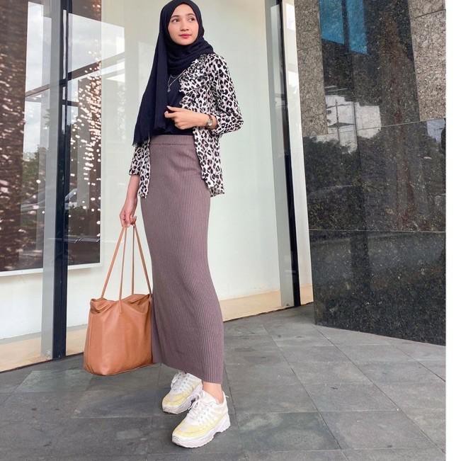 Rok Span Rajut Wanita / ROK Panjang PREMIUM / Rok Knit Rajut / Rok Tebal / Rok oversize / Rok Rajut ABG &amp; JUMBO