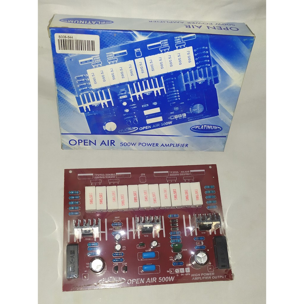 Kit Platinum Kit Power Amplifier OPEN AIR PLATINUM 500W-Type B008-644