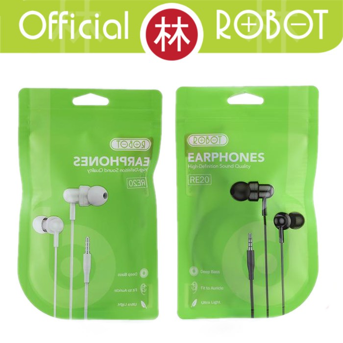 Robot RE20 Oblique In-Ear Deep Bass Ultra Light Wired Earphone