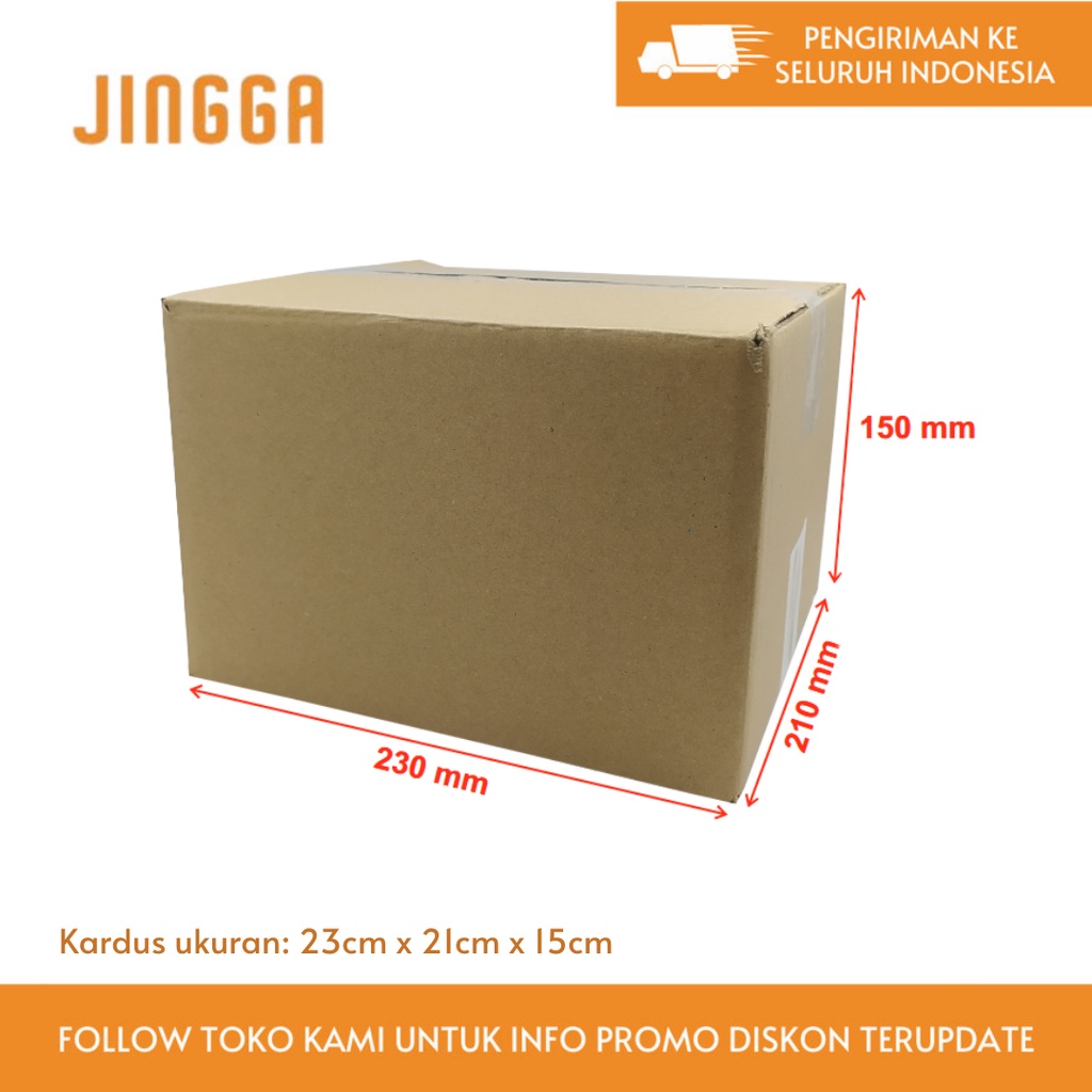 

Kardus Packing 23cm x 21cm x 15cm