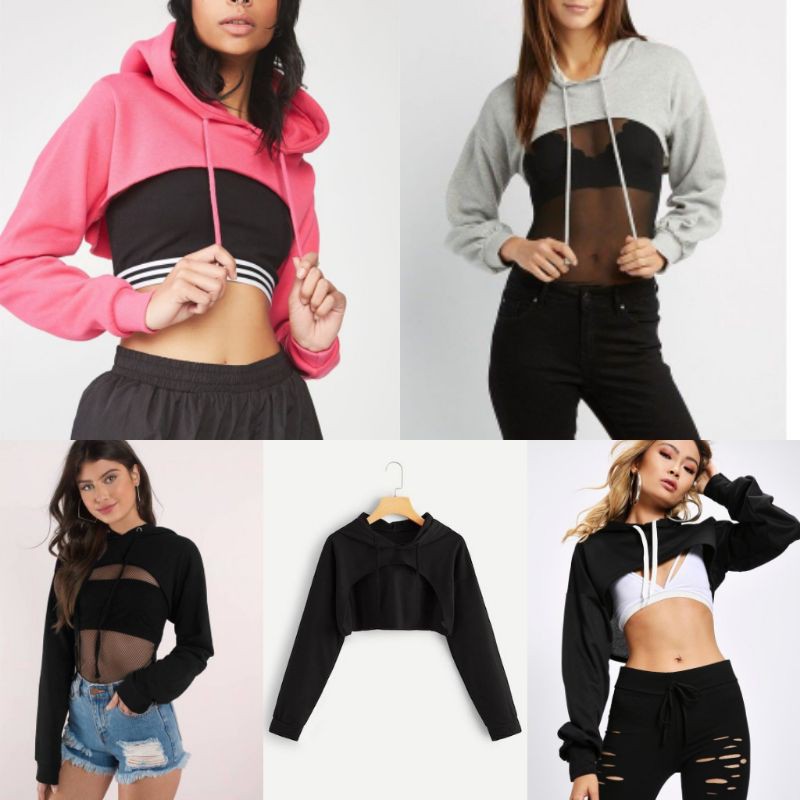 hoodie crop top