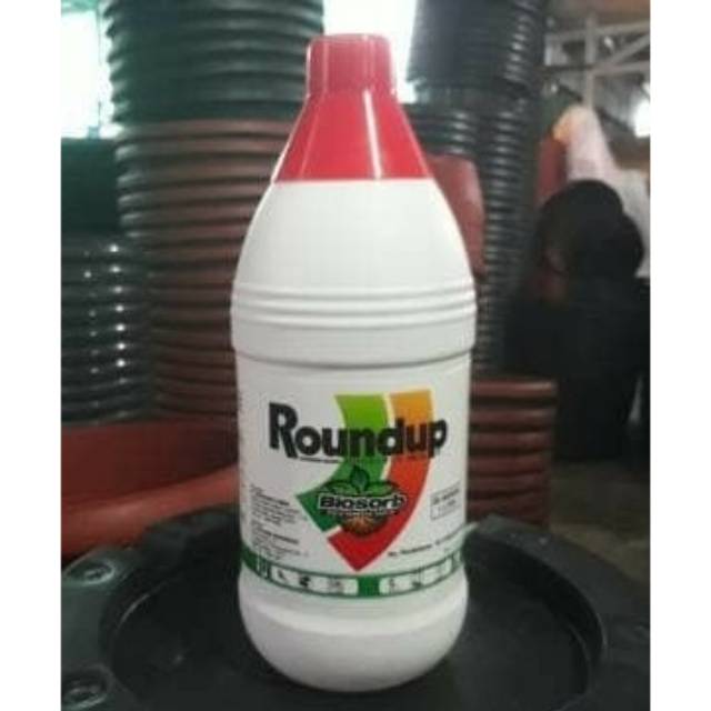 Pembasmi rumput &amp; alang2 ROUND UP 486 SL herbisida 1 liter