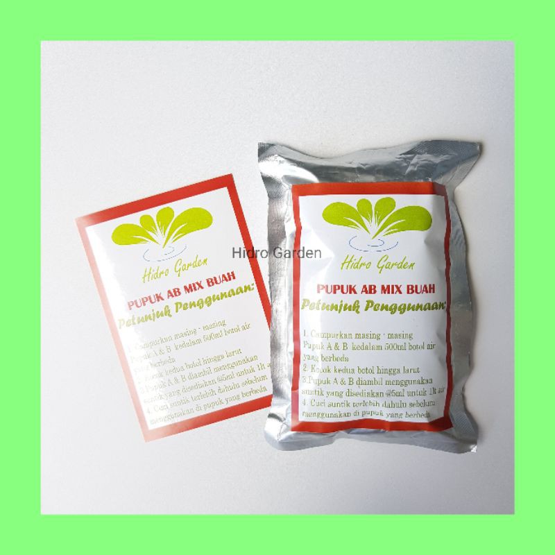 Pupuk AB Mix Buah Hidroponik 250 gr