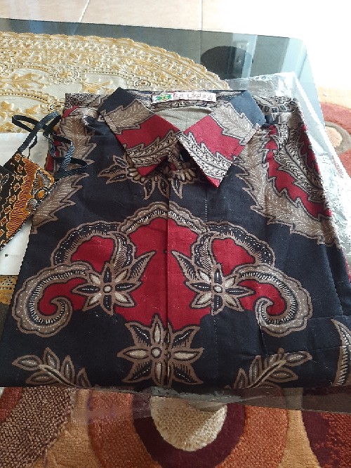 Kemeja Batik Pria Lengan Panjang Katun Premium Lapis Furing Original