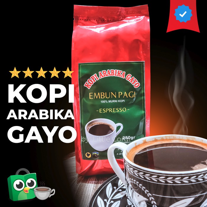 

[SALE] Kopi Arabika Gayo Embun Pagi 250gr Bubuk - kkp2412