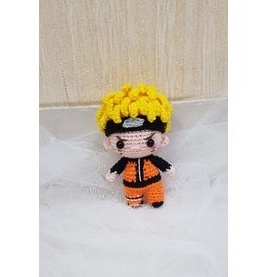 gantungan kunci boneka rajut naruto