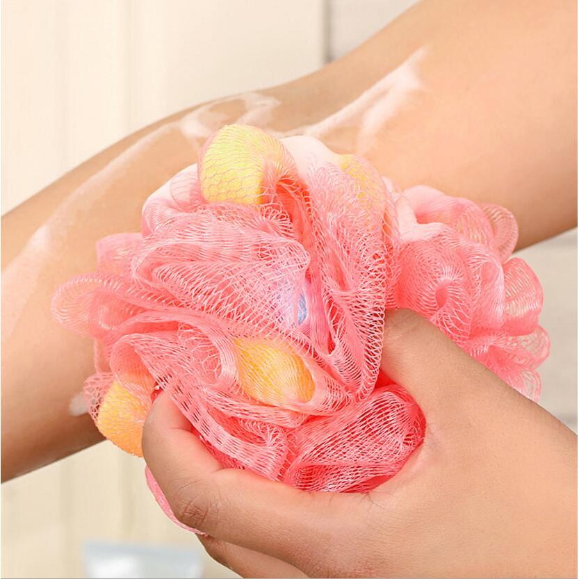 Bath Ball Sponge Motif Bunga 40g