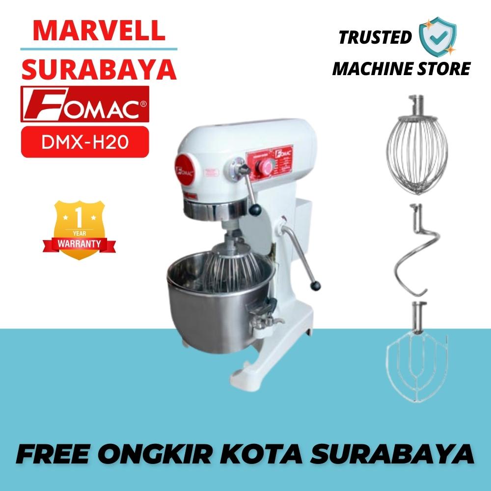 PLANETARY MIXER FOMAC DMX H20 MIXER ADONAN ROTI KUE TELUR 20 LITER