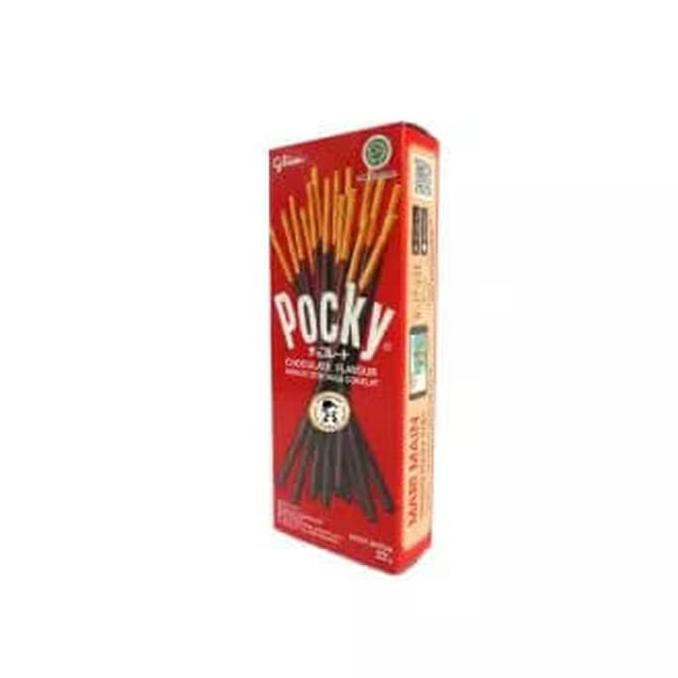 

Pocky Glico Single Box. Berat bersih 21 gram. - Coklat