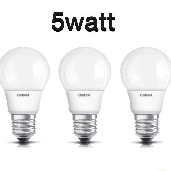 Lampu OSRAM Bohlam LED 5 Watt 3 Pcs - Putih