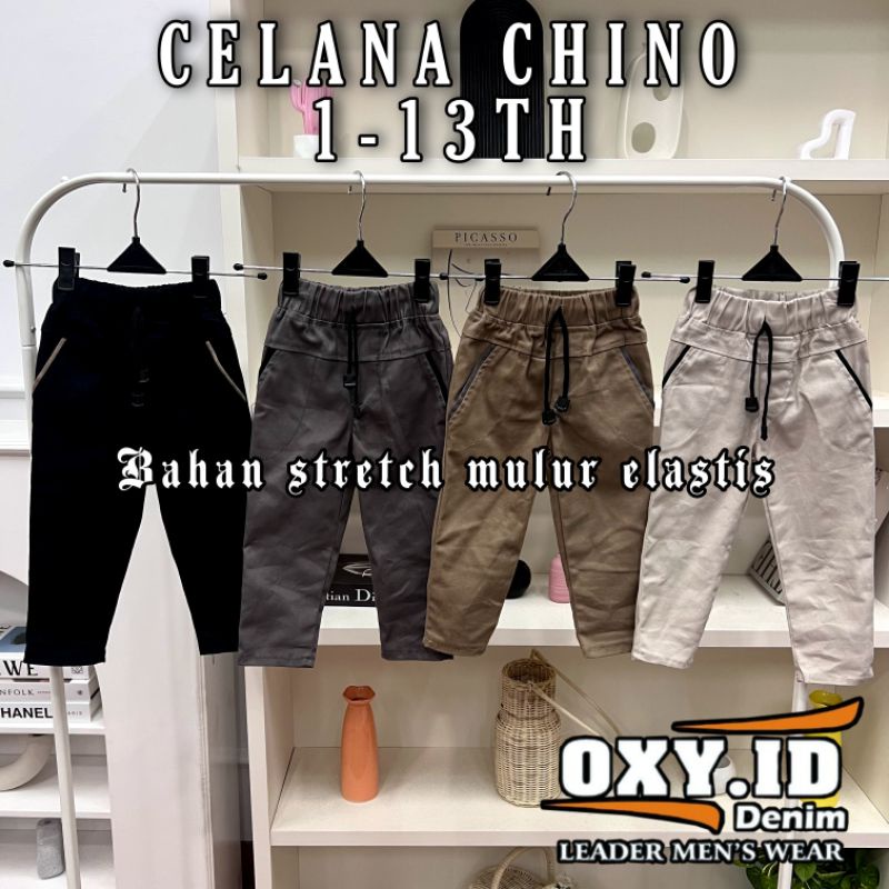 Celana Chino Anak Panjang Usia 1-13 Tahun Cewe Cowo Unisex