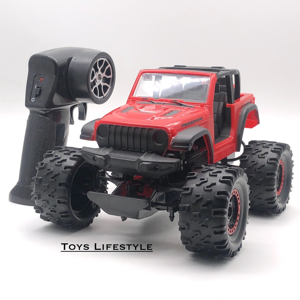 Mainan Mobil Remote Control Crawler Rubicon Skala 1:20