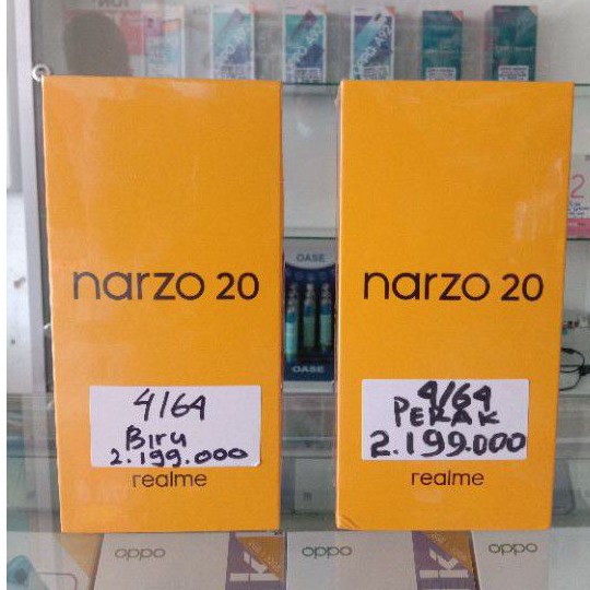 Realme Narzo 20 Ram 4/64 garansi resmi