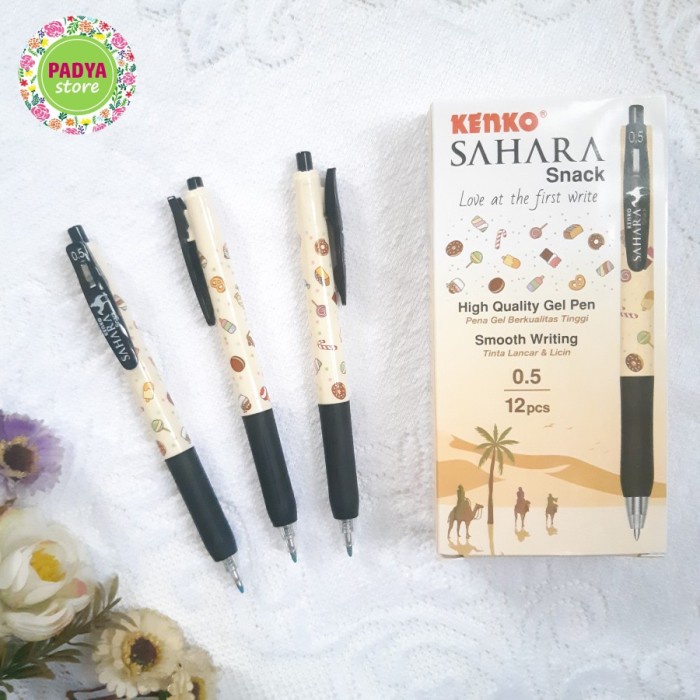 

Terlaris Kenko Gel Pen Sahara Snack 0.5Mm Limited