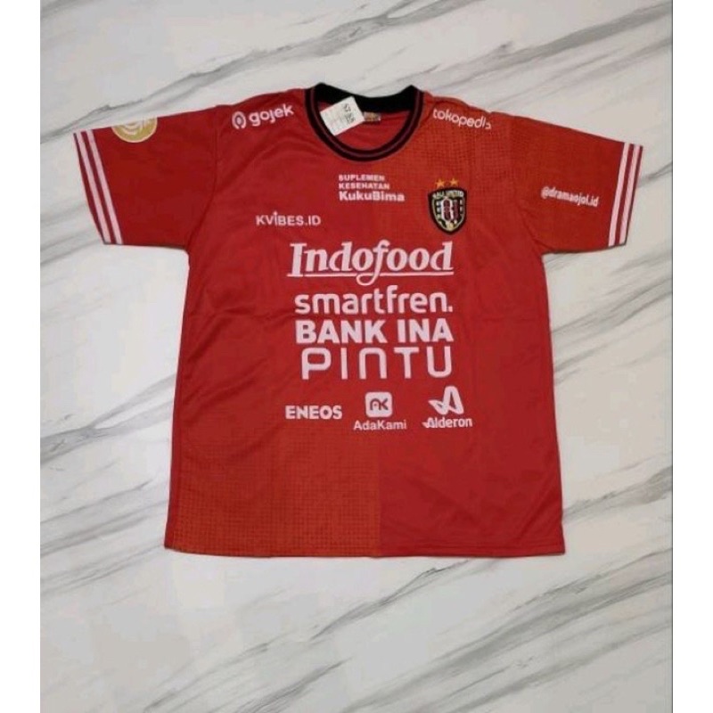 jersey bali united home 2022 grade lokal