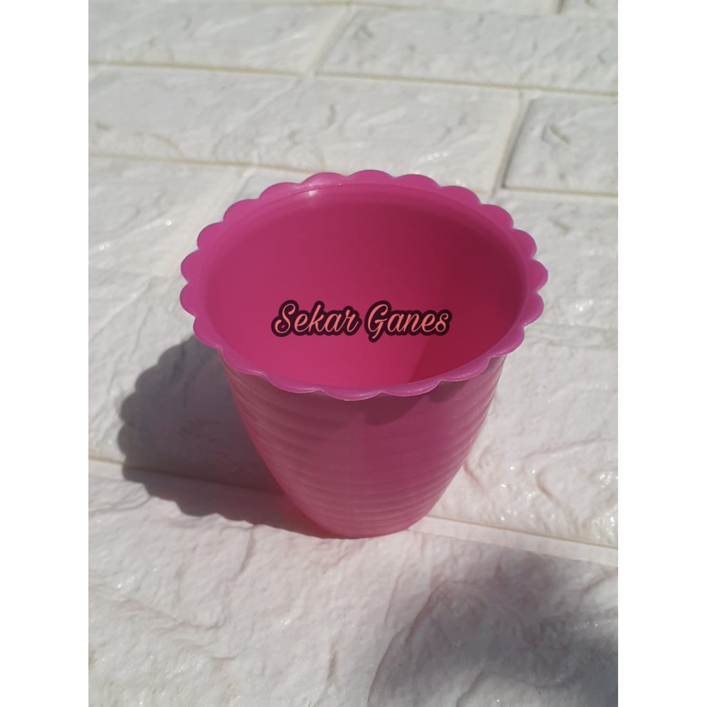 POT TAWON 7CM TANAMAN BUNGA HIAS ARTIFICIAL