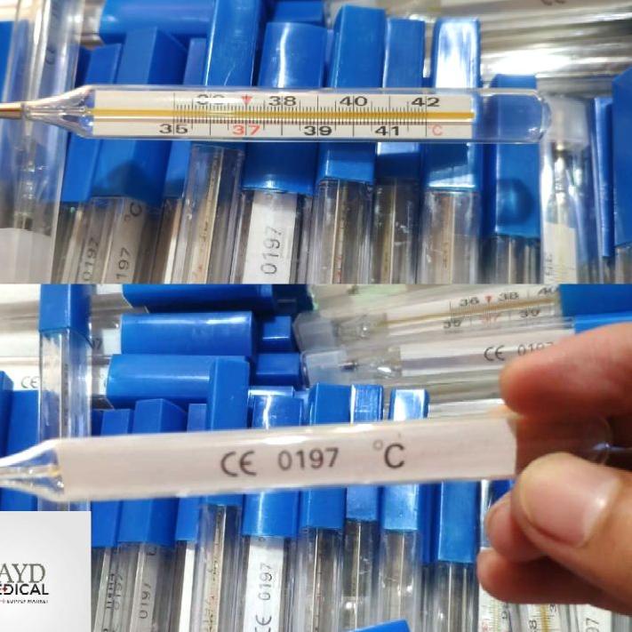 ✨Original✨ Termometer Air Raksa/ Thermometer rektal air raksa gas 