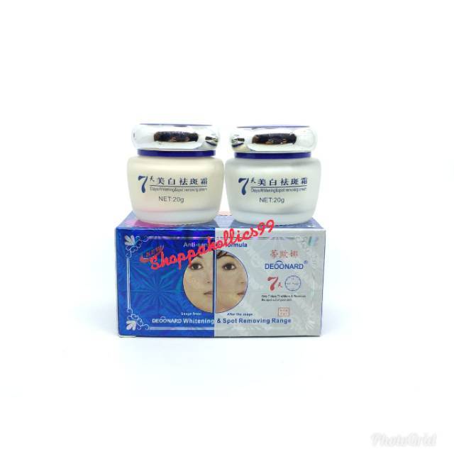 Cream Deoonard Deonard Blue Set 7 Days 20Gr / Cream Set Deonard Biru 20Gr
