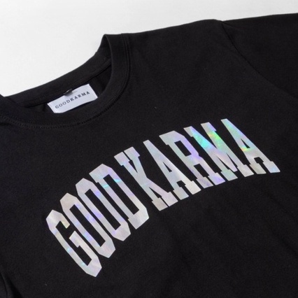 Tshirt Baju Kaos Distro GoodKarma Hologram / Kaos Distro Pria Wanita