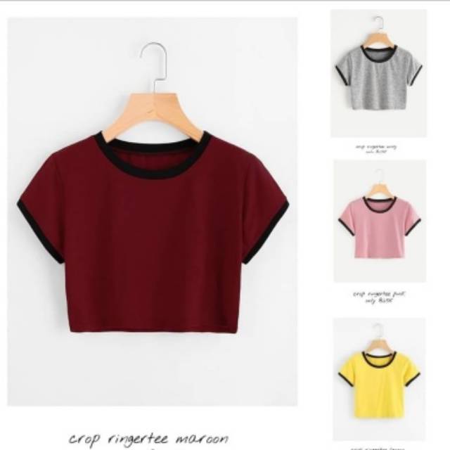 Crop ring tee