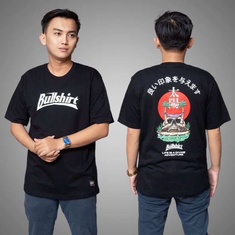 kaos Japan art bullshirt