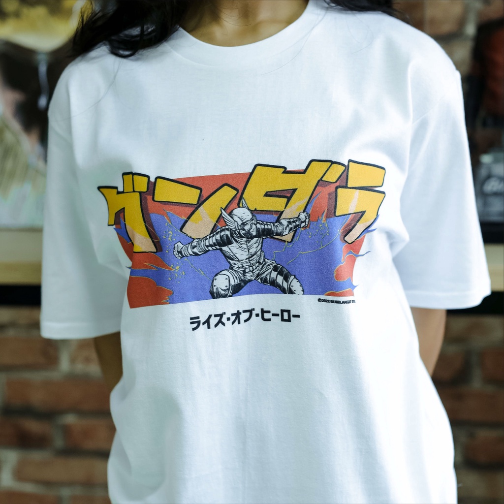 Kaos Keren Gundala X Cititex Flame White