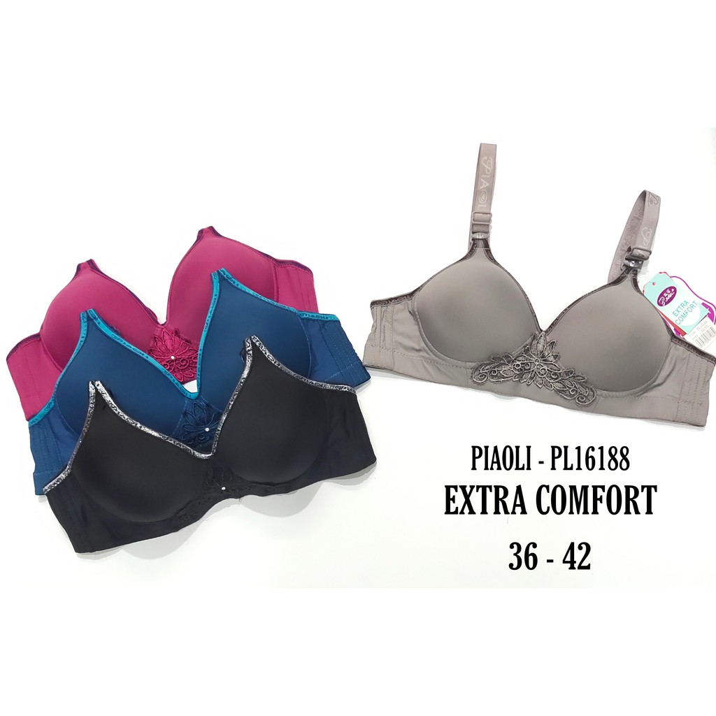 Bra PIAOLI Cup-B Busa Sedang/Bra PIAOLI 36-42/Bra PIAOLI Kait Tiga