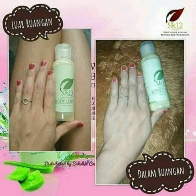 Whitening Night Body Lotion With Sakura Frogrance Series SR12 / Pencerah Tubuh / Pelembab Tubuh