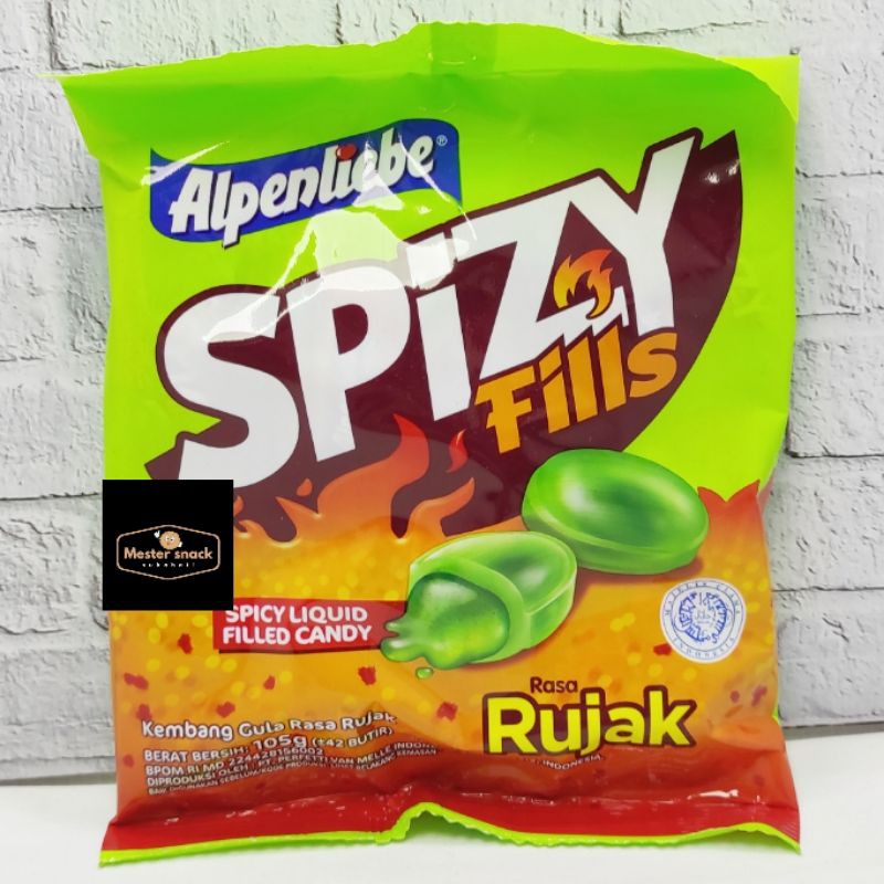 Permen Alpenliebe Spizy Fills (1 pack isi krg lbh 42 pcs)