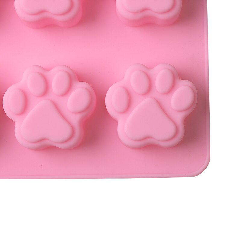 Cute Cat Dog Claws Shape Silicone Cake Mold DIY Chocolate Cookie Biscuit Bakeware Cupcake Baking Mould