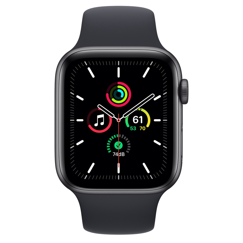 Watch SE 44mm Space Grey Alum Case with Midnight Sport band