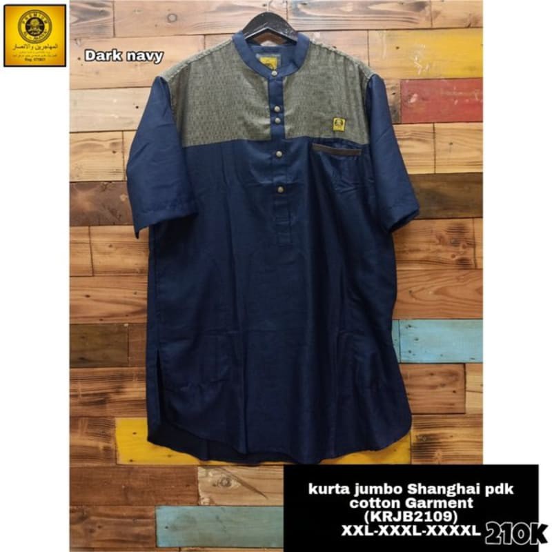 Gamis Pakistan Kurta Jumbo Baju Muslim Pria Big Size Premium Al Amwa