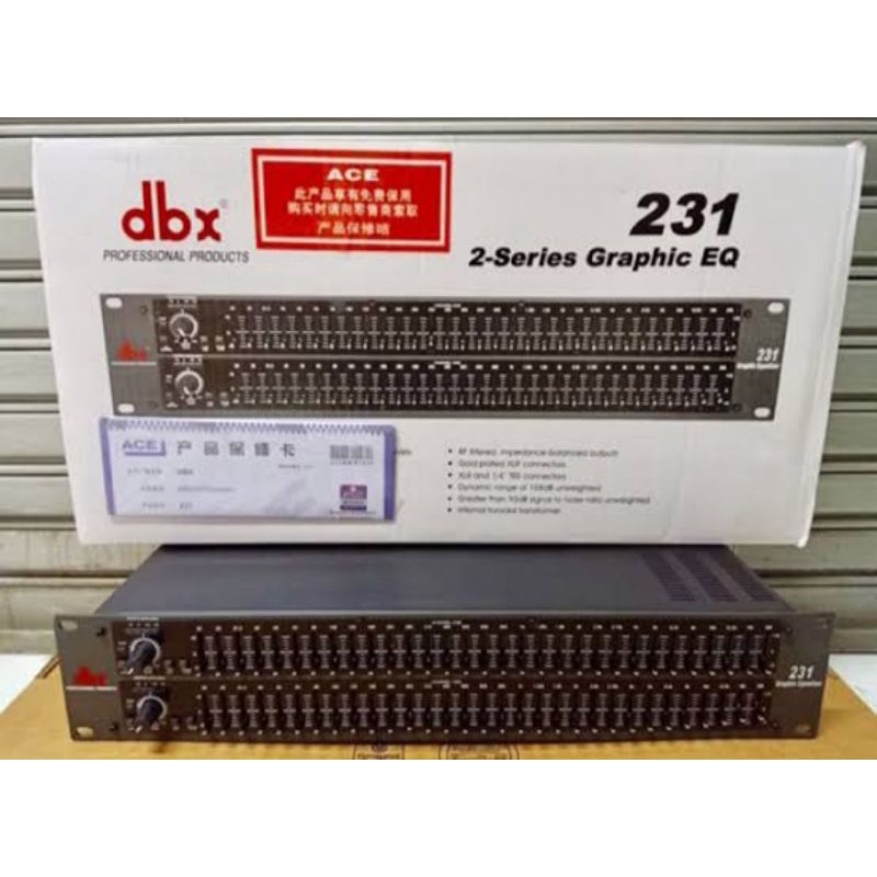 equalizer dbx 231 / dbx 231 equalizer grade A