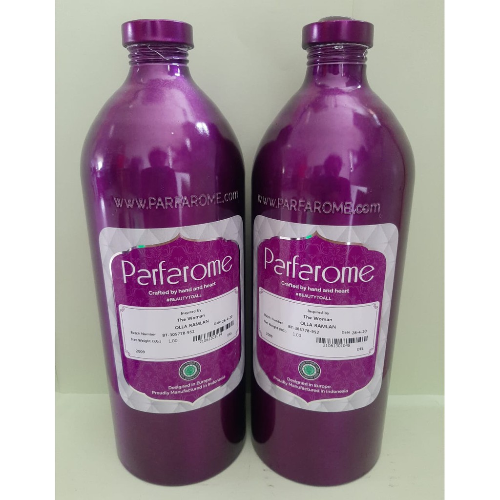 THE WOMAN OLLA RAMLAN BY PARFAROME KEMASAN SEGEL 1 KG ORIGINAL.SEARAH DENGAN AROMA OLLA RAMLAN .