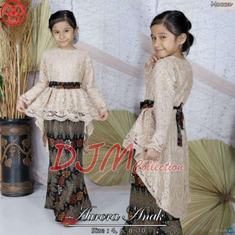 SETELAN KEBAYA AURORA ANAK/KEBAYA ANAK MODERN/KEBAYA ANAK TERLARIS