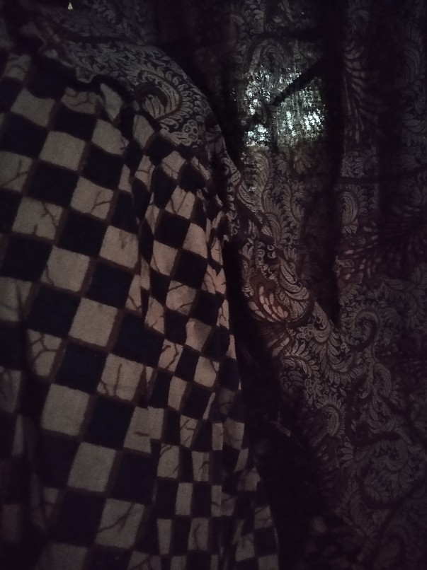 Gamis Batik Manggar Gamis Dewasa Baju Batik Kombinasi Sambungan Bawah Tangan Karet