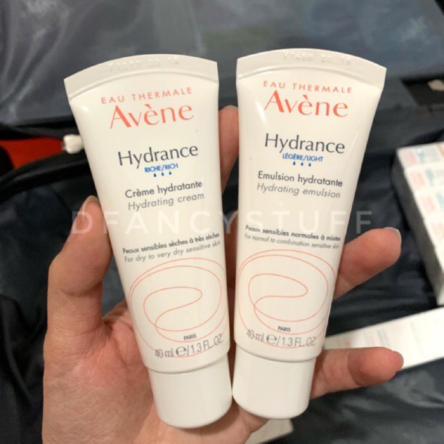Avene Hydrance Light Hydrating Emulsion Rich Hydrating Cream 40ml ORIGINAL