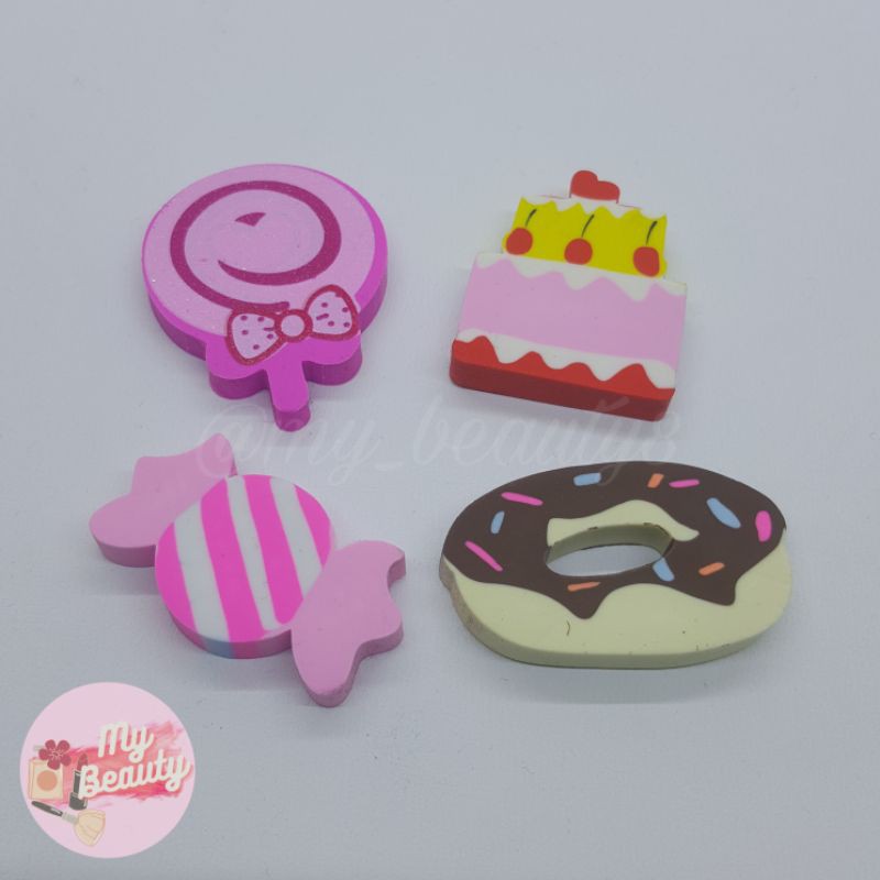 

MYBEAUTY8 | Penghapus Donat+Tart Isi 4