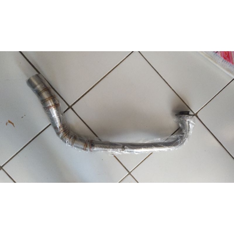 Leheran Pipa Header Knalpot Vario 110 125 150 Kolong Bawah Stainles Inlet 50mm