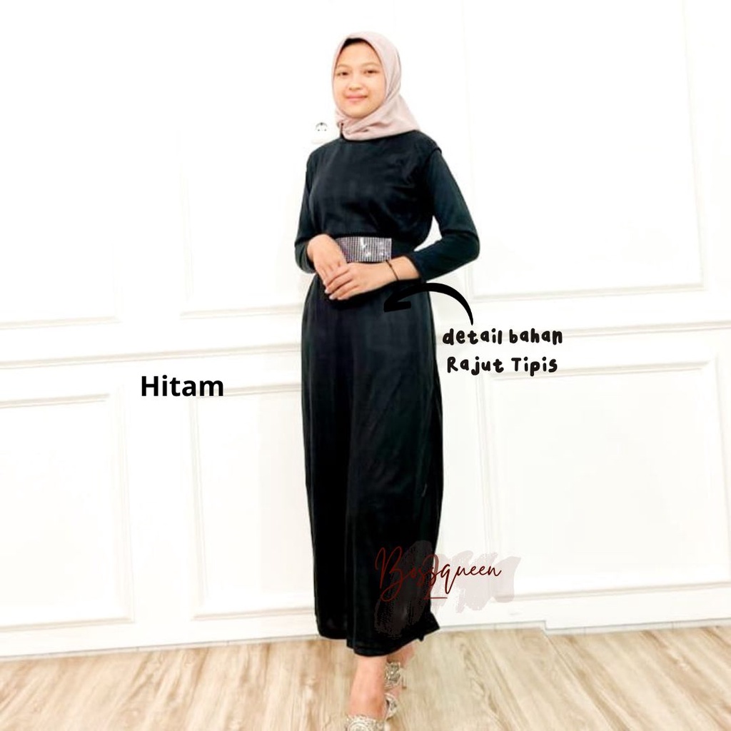 NNER DRESS SPAN SIZE M L XL XXL / GAMIS MANGSET TANPA LENGAN  TERMURAH (COD ) / INNER DRESS SLEEVELEES / INNER DREES TURLENECK