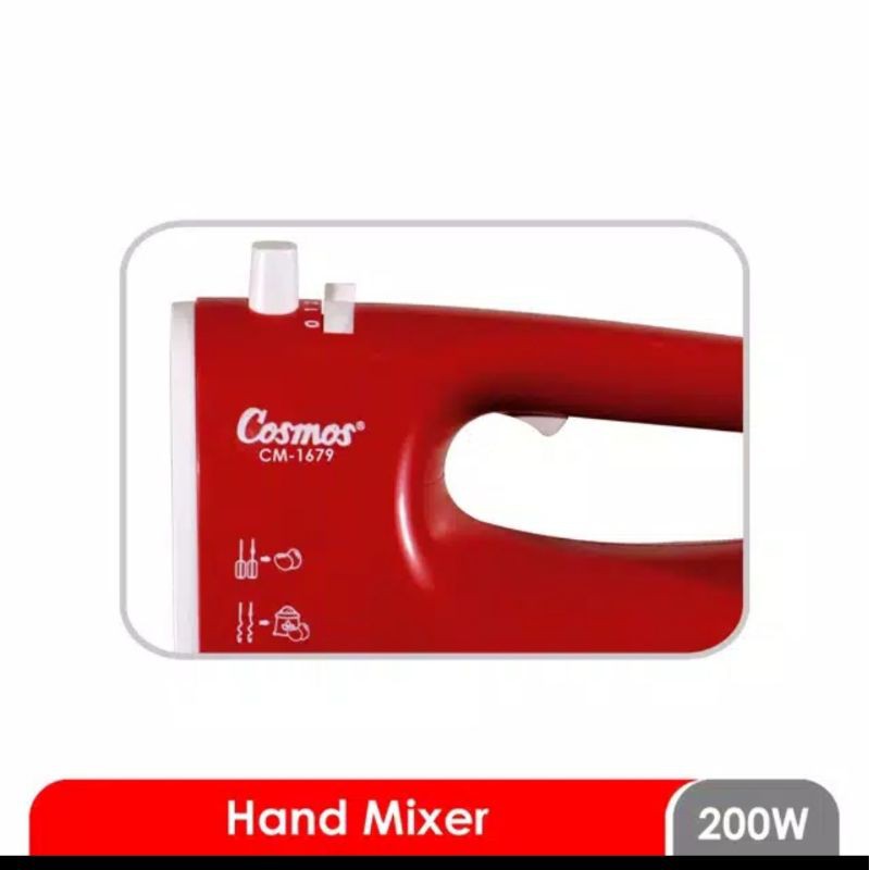 COSMOS Hand Mixer / Mixer Tangan CM 1679 - Garansi Resmi 1 Tahun