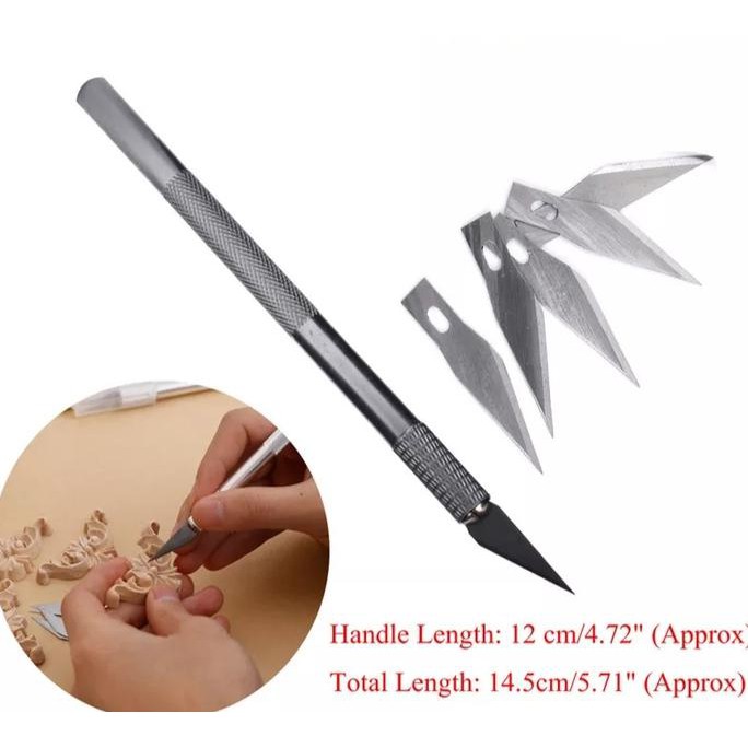 

1 set Hobby Knife, art knife, pisau, art pen knife SALE