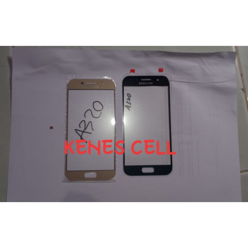 kaca lcd kaca depan lcd touchscreen Samsung A320 A3 2017 original