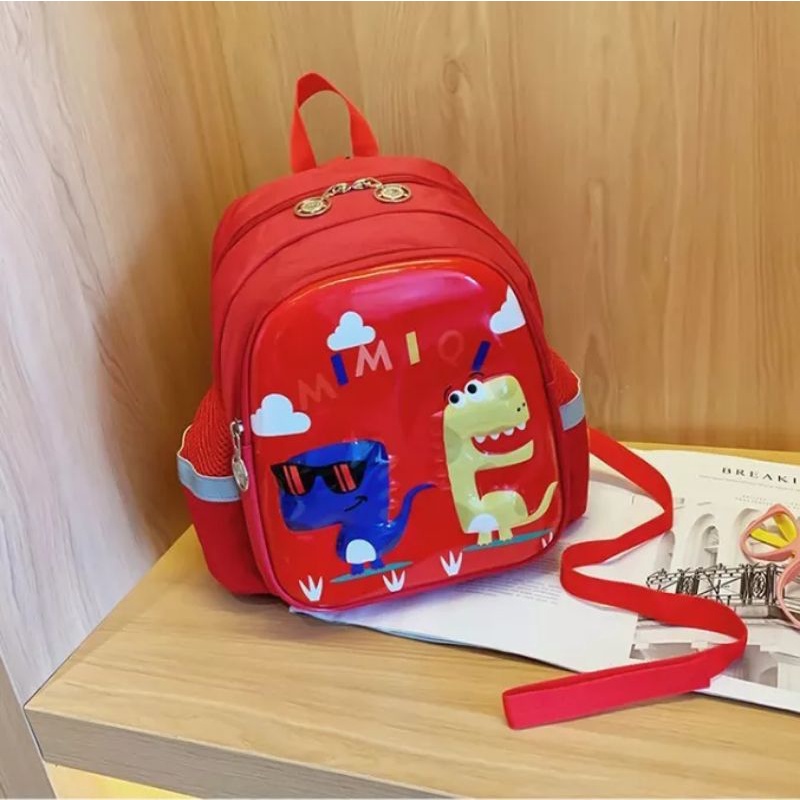 Tas Sekolah Anak TK - SD Karakter Dinosaurus Tas anak Laki-laki Perempuan Backpack Tas Ransel Anak MochilllaStore  Tas Kekinian Tas Unique Model Baru